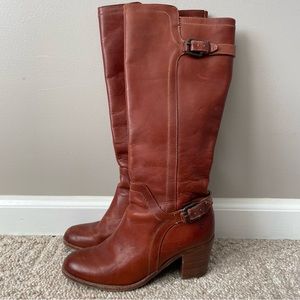 [Frye] women’s tall boot - cognac